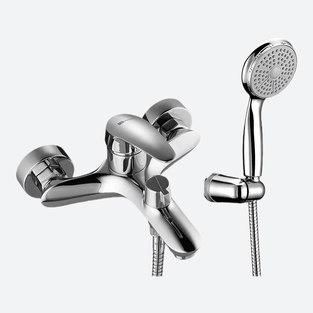Смеситель для ванны Lemark Linara LM0414C с коротким изливом, керамические пластины