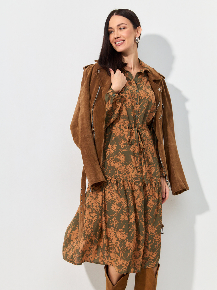 Платье с принтом