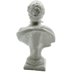 Скульптура Пушкин А.С., бюст. СССР, Дулевский фарфоровый завод, 1983. Автор Бржезицкая А.Д.