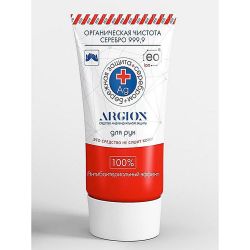 Санитайзер для рук с антибактериальным эффектом (спирт и серебро) туба 50мл /90