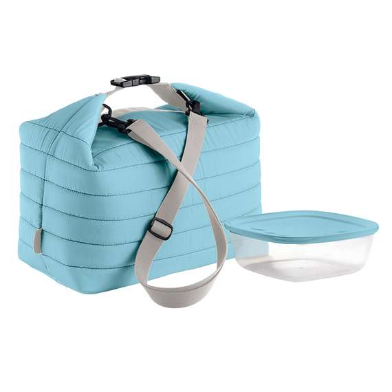 Набор из термосумки и контейнера handy, 3 л, голубой