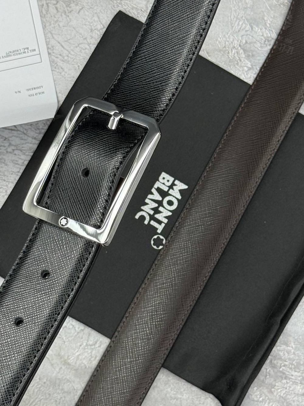 Ремень двухсторонний Montblanc