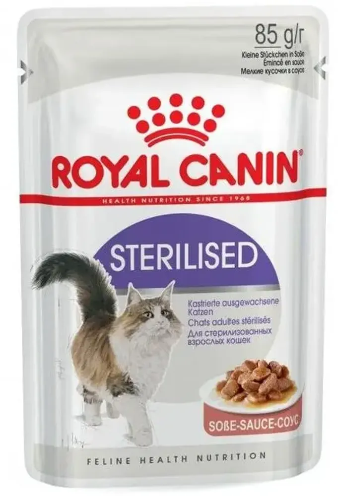 Royal Canin STERILISED Влажный корм для кошек в соусе