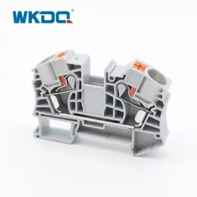 Клемма 2-проводная измерительная с размыкателем винтовая 6мм2 на DIN рейку JWTL 6/1S бежевая 400V/31A WONKE ELECTRIC