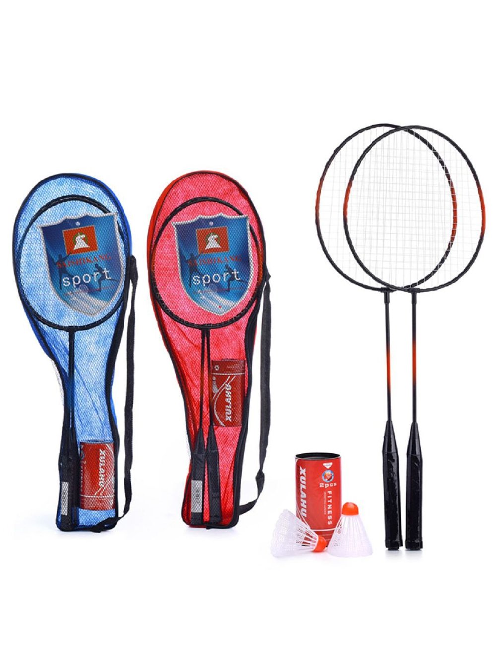 Бадминтон (2 ракетки, 2 волана), размер 62 x 21 x 6 см в сумке (00-1955)