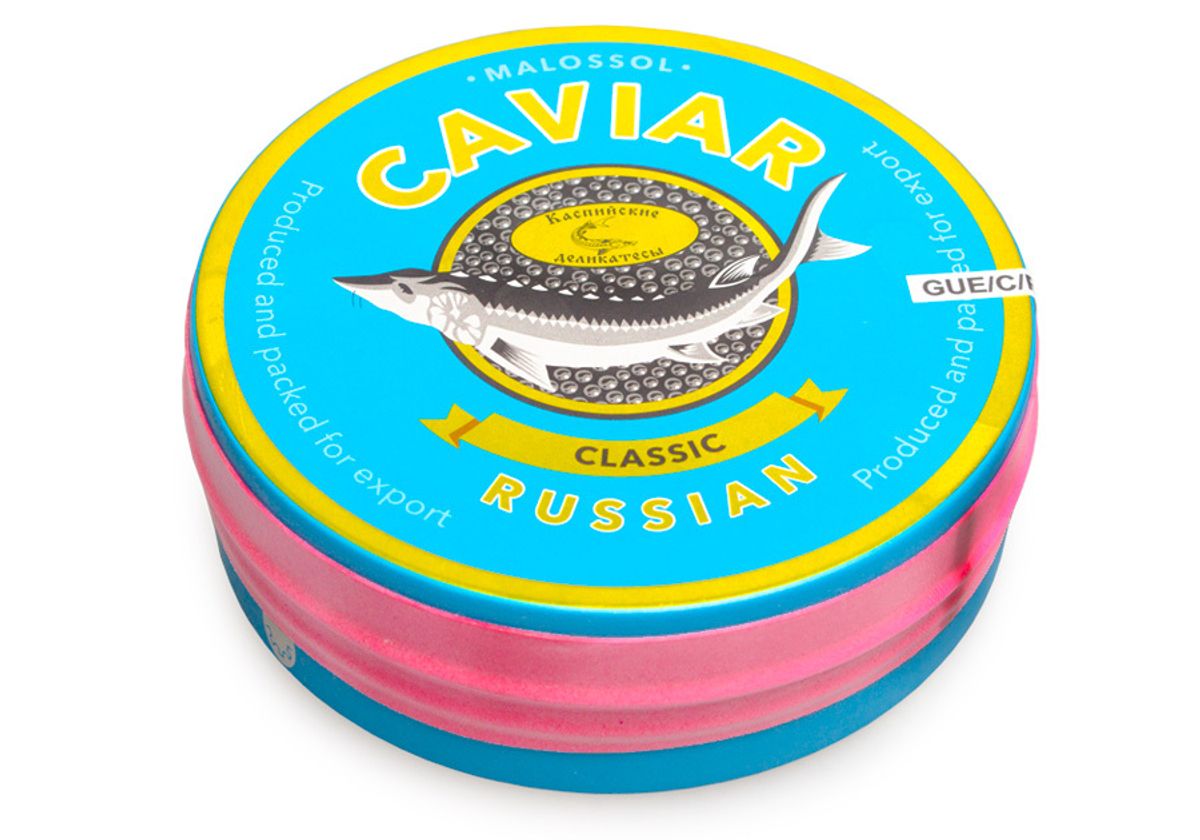 Икра черная осетровая классик Caspica, 500г