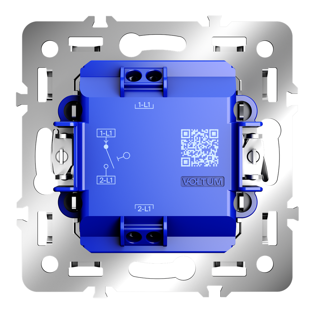 Механизм выключателя одноклавишного 10А, S70