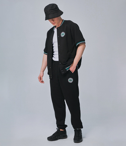 Short Sleeve Bomber Черный