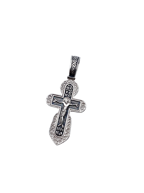 Крест из серебра/Чернение