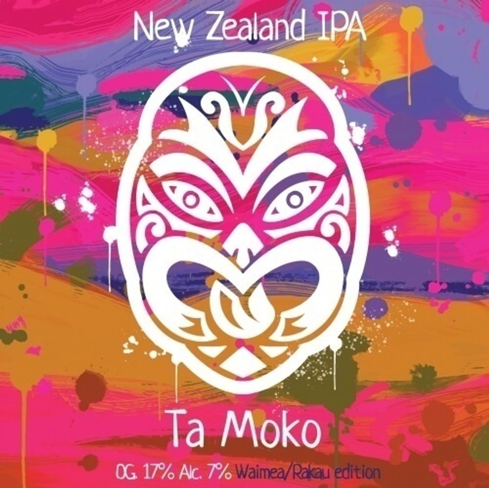 Пиво Odna Tonna Brewery Ta Moko: Waimea/Rakau edition 0.5 л. - Ж/б (10 шт.)