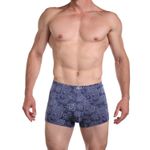 Мужские трусы боксеры темно-синие с принтом Sergio Dallini 2942-5