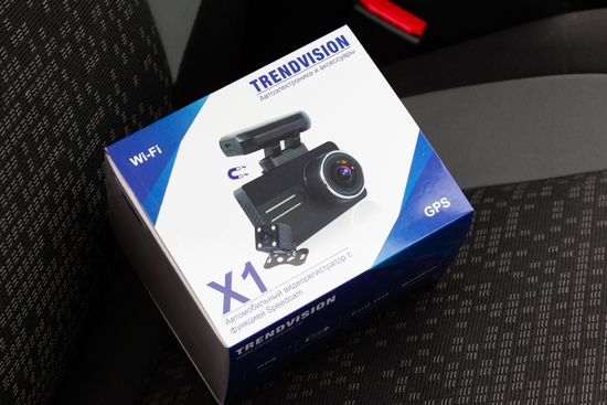 Видеорегистратор с GPS и Wi-Fi TrendVision X1 Max
