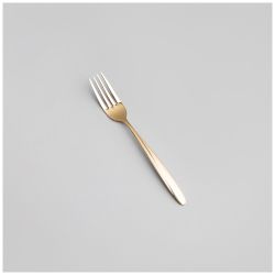 НАБОР СТОЛОВЫХ ПРИБОРОВ FIORE AGNESS 12 ПР., ПВД ПОКРЫТИЕ, ЦВЕТ: ШАМПАНЬ, СТАЛЬ 18/0