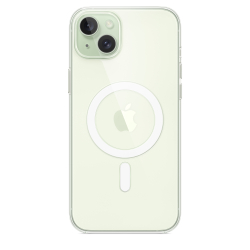 Прозрачный чехол для iPhone 15 Plus с MagSafe