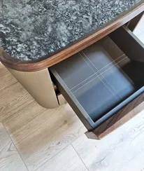 Тумба прикроватная 4242, оливково-серая