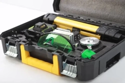 Профессиональный лазерный уровень нивелир 4D, 16 линий, 2 аккумулятора, со штативом