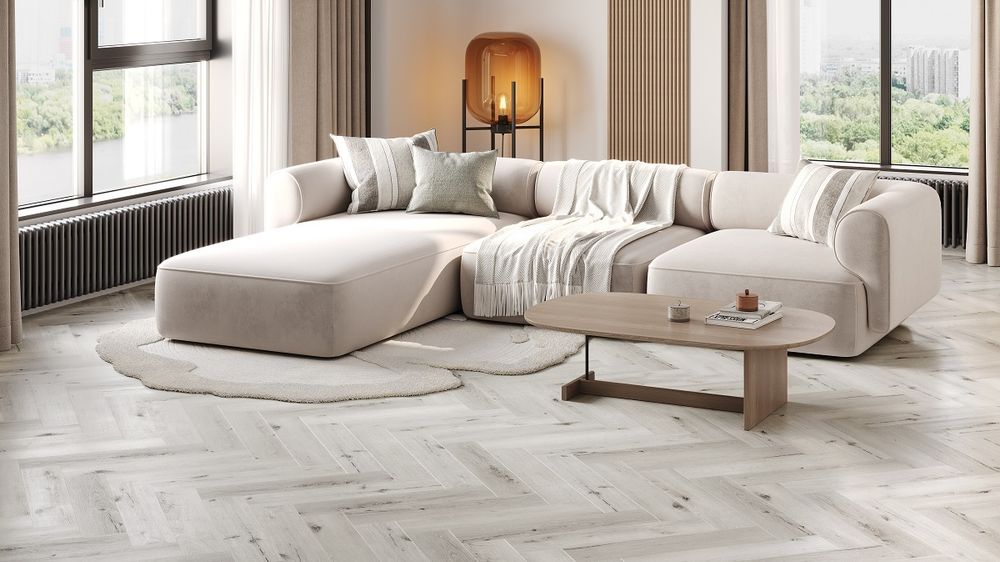 Fargo Parquet Дуб Снежный, 1,513 м²