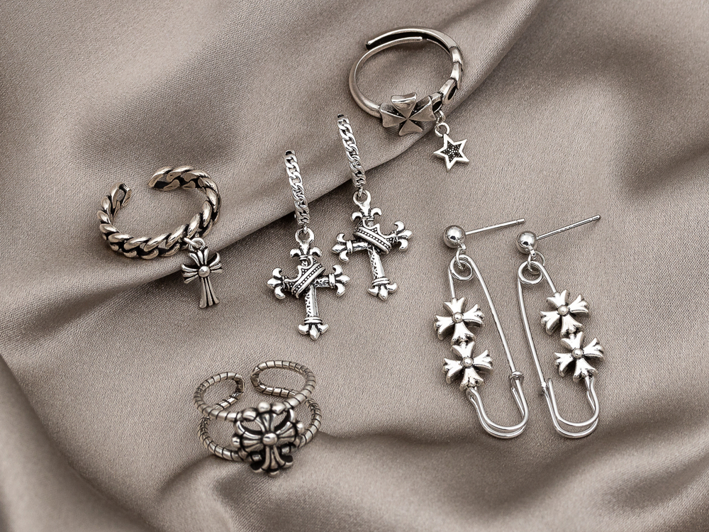 Кольцо "Chrome Hearts", 14мм