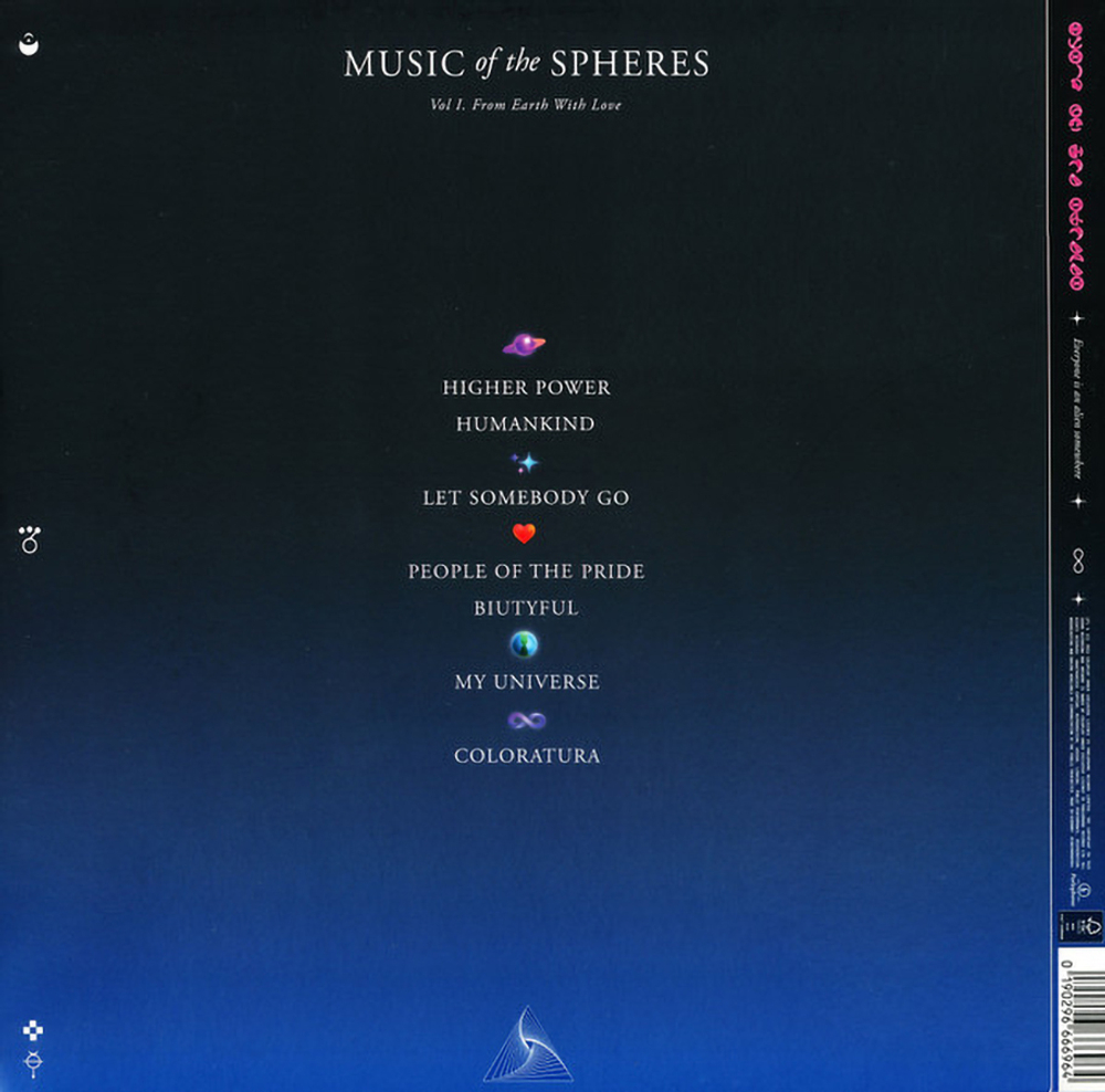 Coldplay / Music Of The Spheres (Coloured Vinyl)(LP)