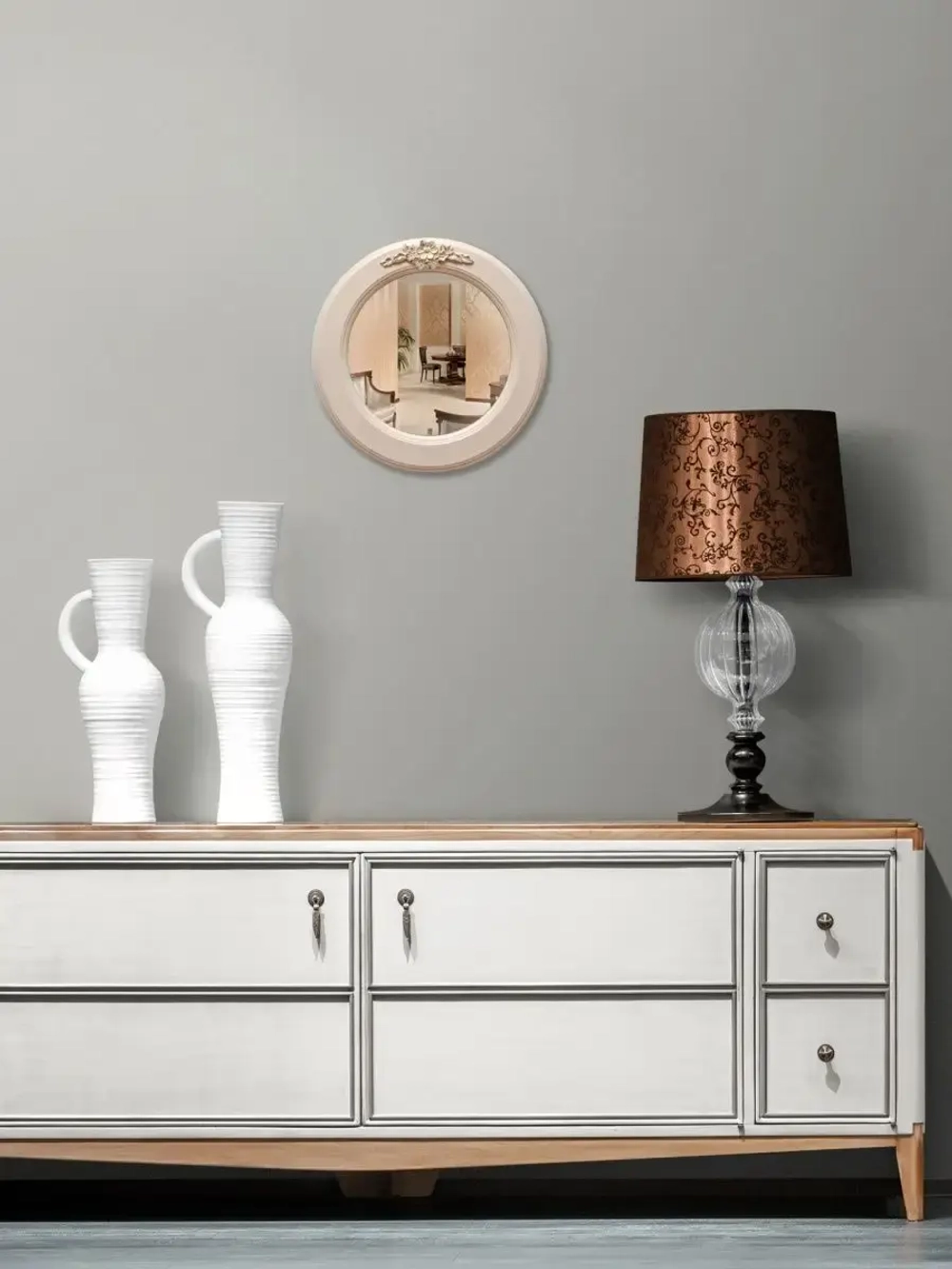 Зеркало настенное для прихожей 27 см