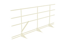 Кровельное ограждение Fachmann KO/SK/SN-1200-3-3000 Фальцевый крепеж RAL