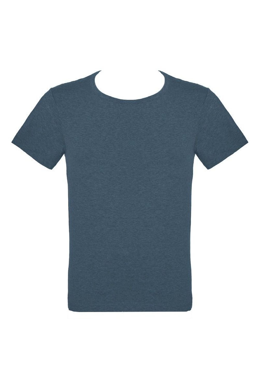 Мужская хлопковая футболка (Размер: L) (Цвет: синий)