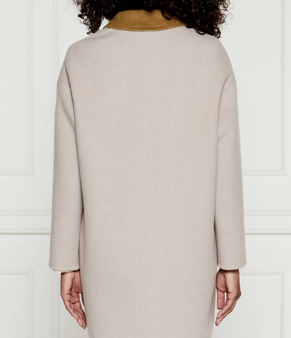 двусторонний хлопковое пальто riccardo MAX&amp;Co. - бежевый(6016011)