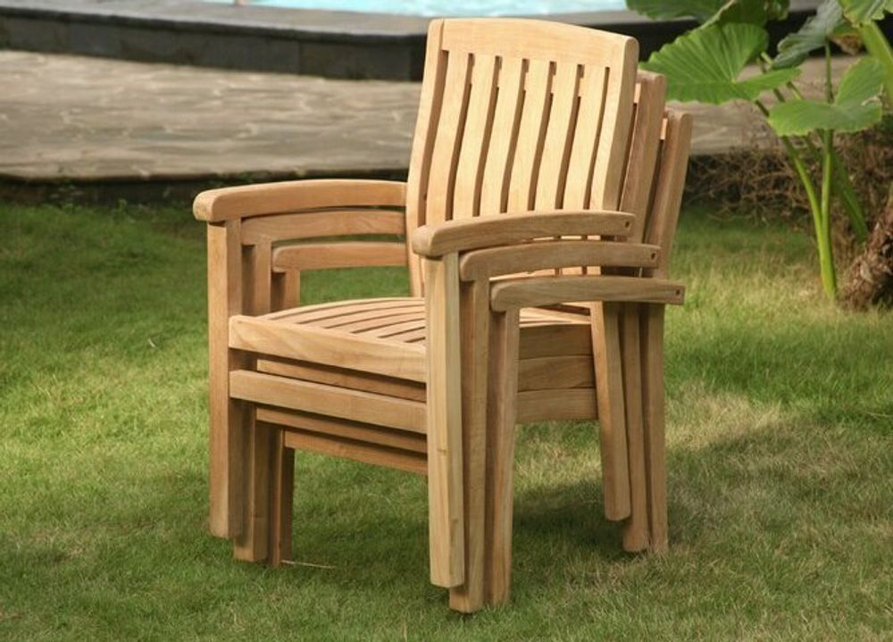 Circus-Lerum 8N, комплект обеденной мебели натуральный, тик