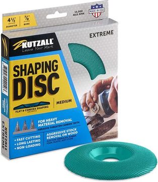 Диск шлифовальный Kutzall Shaping Disc, плоский, голубой, medium (extreme), D115мм, посадка 22мм