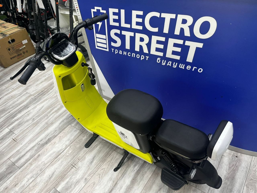 Электроскутер Spetime eScooter Q30 White/Yellow