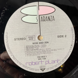 Винтажная виниловая пластинка LP Robert Plant Now And Zen (Германия 1988)