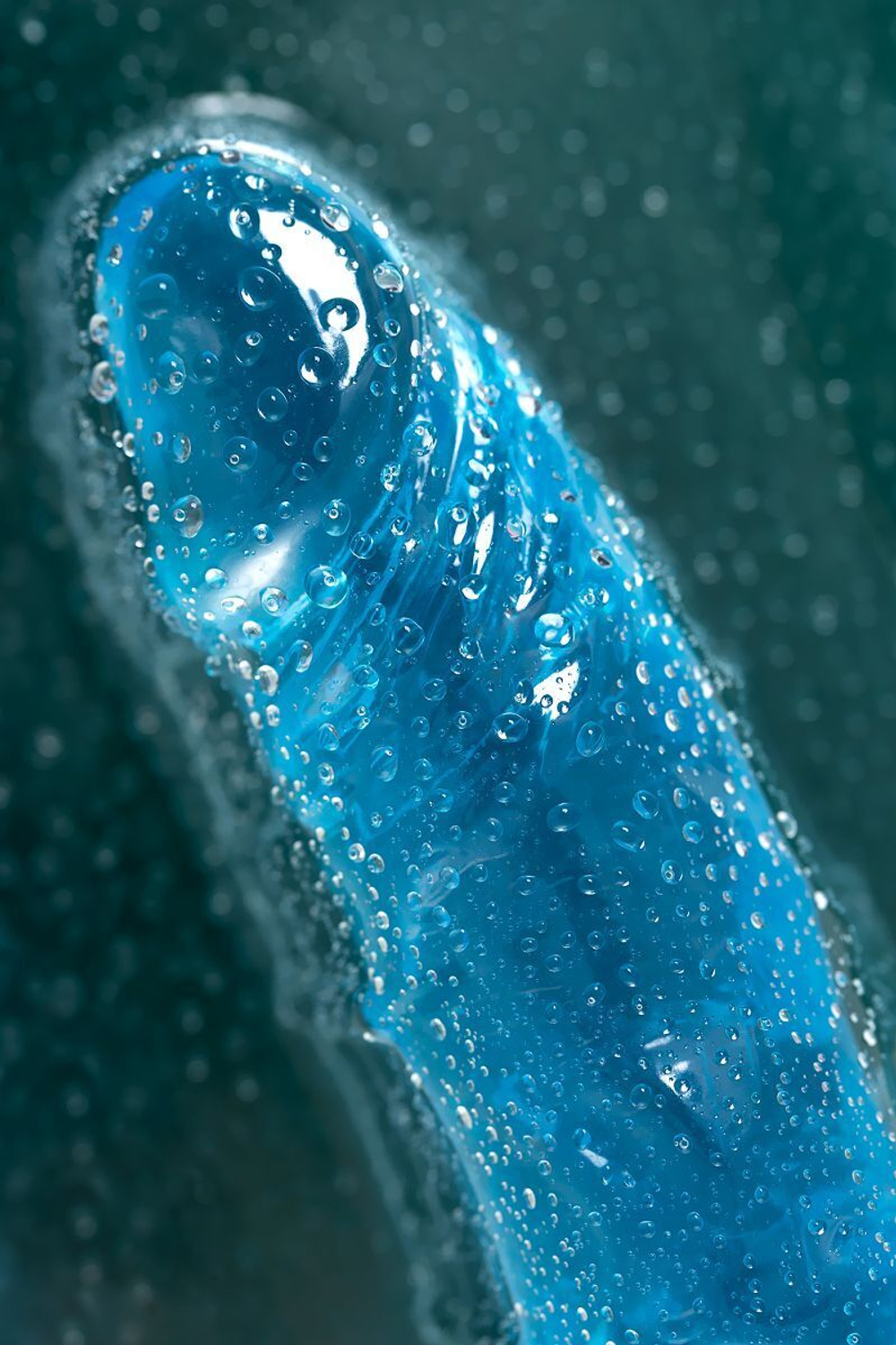 Голубой реалистичный фаллоимитатор Indy - 15,8 см. (Цвет: голубой)