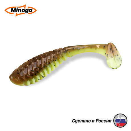 Силиконовая приманка "Minoga" COOPER 4,0"(4шт) 100мм, 6,1гр, цвет 109