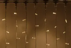 Светодиодный занавес 1500 теплых белых LED ламп, 2*9 м., статика, белый провод ПВХ, Teamprof (TPF-C2*9-CW/WW)