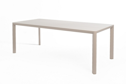 Обеденный стол из алюминия Joygarden ГОНЗО 220 см, бежевый