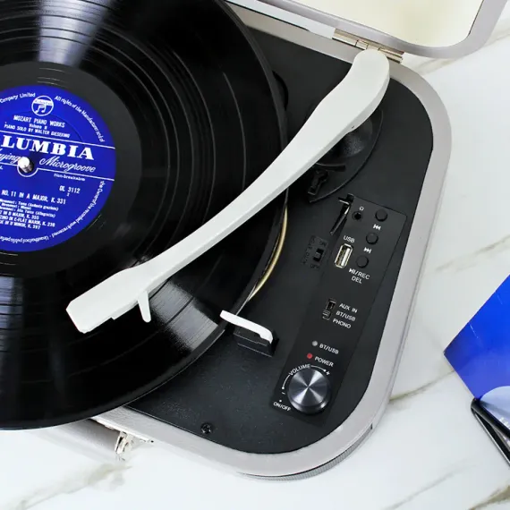 Qrammofon Retro RP-07 boz