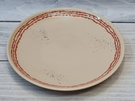 Тарелка малая Розовая волна 24 см