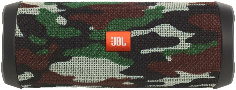 Портативная акустика JBL Flip 4 Squad (зелёный камуфляж)