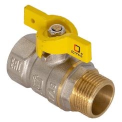 Кран шар. СТМ для газа 1 г/ш бабочка ГАЗ