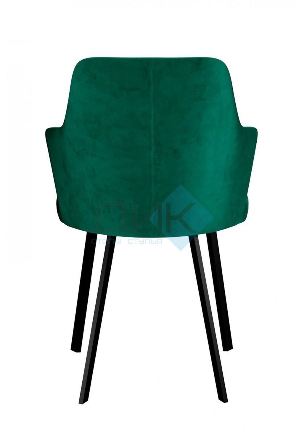 Стул DikLine 245 поворотный опоры чёрные