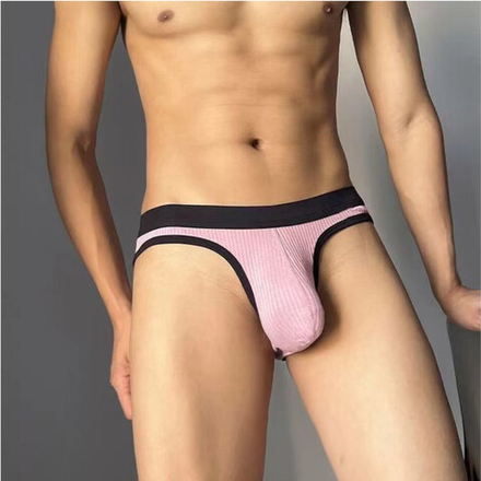 Мужские трусы брифы коралловые Romeo Rossi RR2081-12