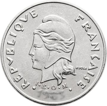 20 франков 1972-2005 Французская Полинезия