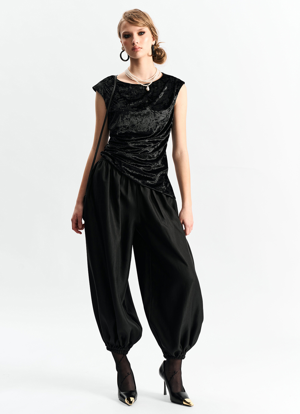 Брюки "аладдины" 1270 черный