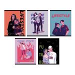 Тетрадь А5 48л. клетка "Lifestyle (Эксклюзив)" (Эксмо)