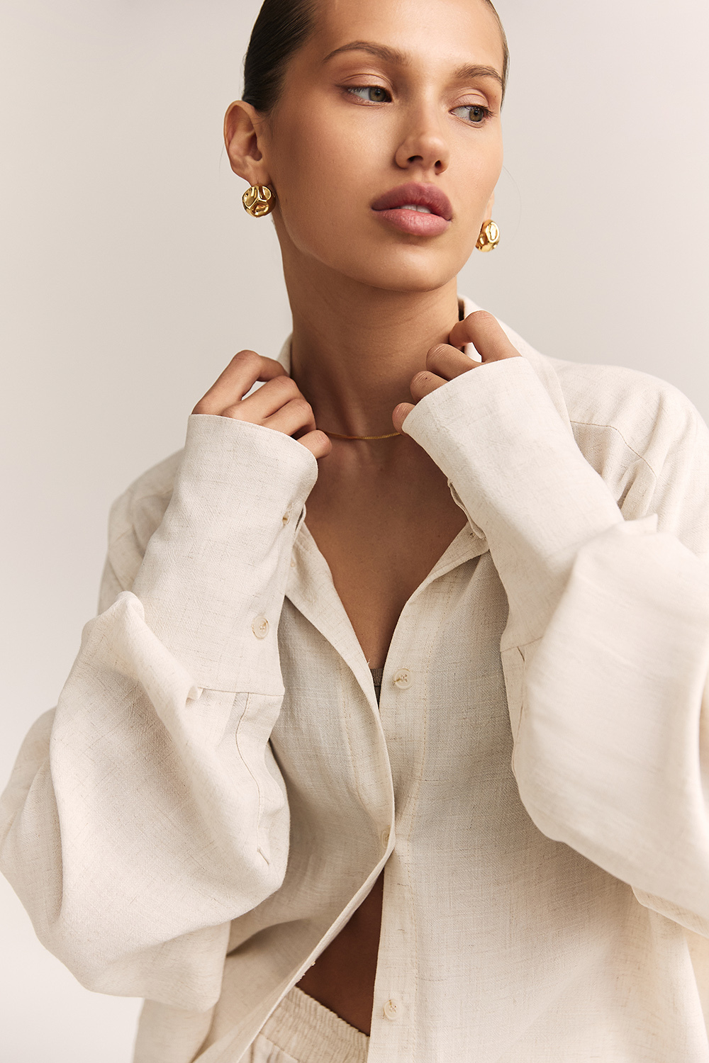 Рубашка длинная MYKONOS Айвори