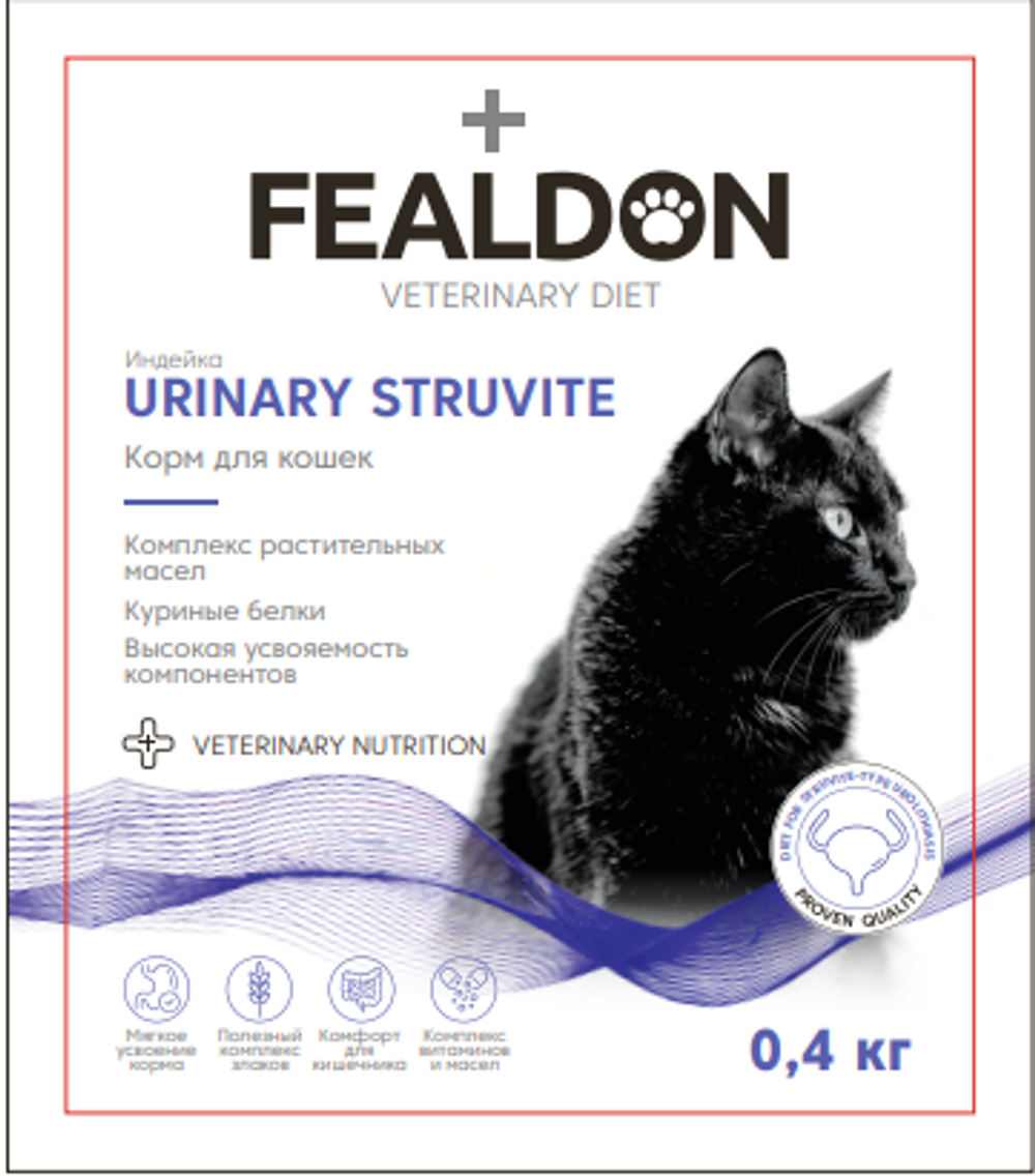 Сухой корм для кошек Fealdon URINARY STRUVITE