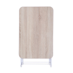 Стол туриста Ника арт.ТСТ/С 1уп. (каркас белый, поверхность дуб сонома)