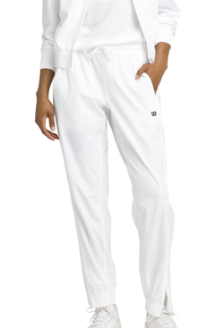Женские теннисные брюки Wilson Team Warm-Up - bright white