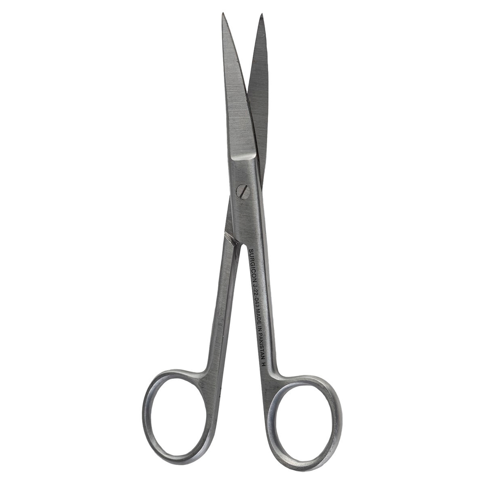 Ножницы остроконечные изогнутые 170мм (J-22-043)