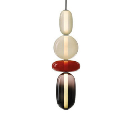 Pendant design lamp  Pebbles by Bomma (4 lampshade ,  White,  Red,  Black)